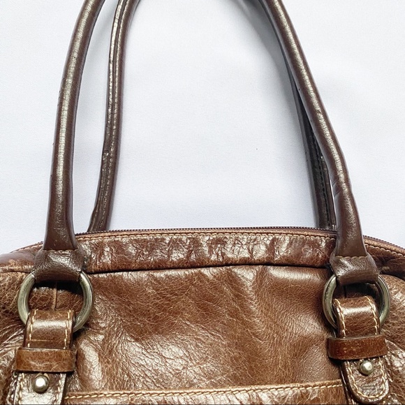 Vintage Giani Bernini Brown Leather bag - Picture 4 of 8